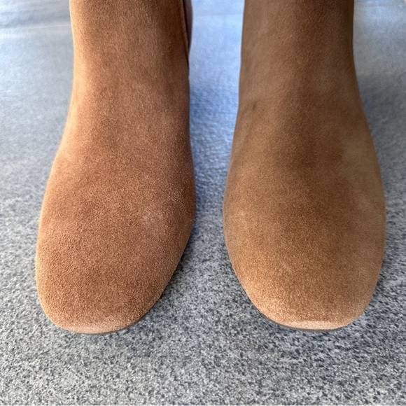 NIB Aqua College Women's Waterproof  "Echo" Dress Ankle Booties Tan Suede Sz 8.5 - Picture 7 of 14